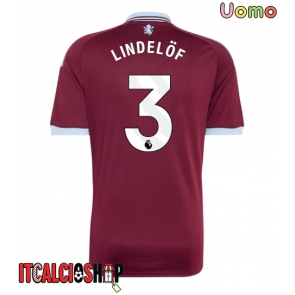 Aston Villa Victor Lindelof #3 Prima Maglia 2026-27 Manica Corta